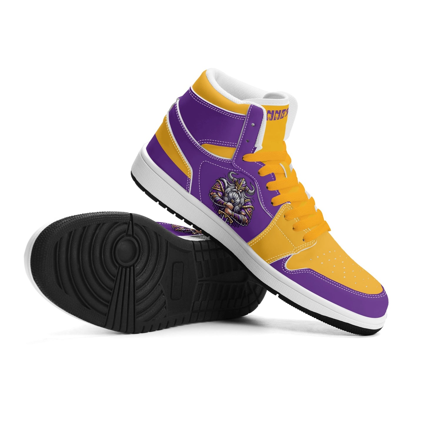 Minnesota Football Shoes PG in gold/purple colorway