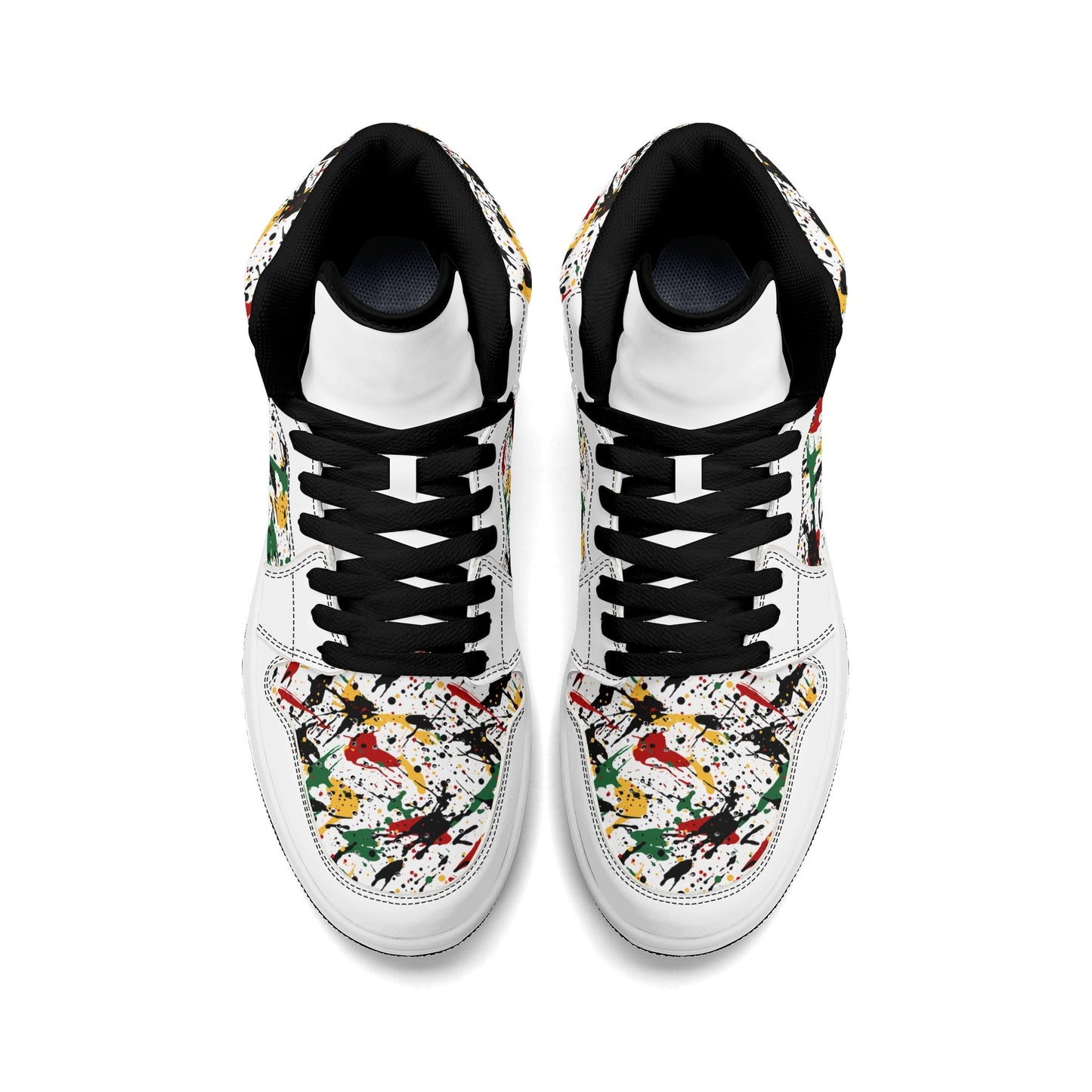 Splatter White Shoes in white colorway