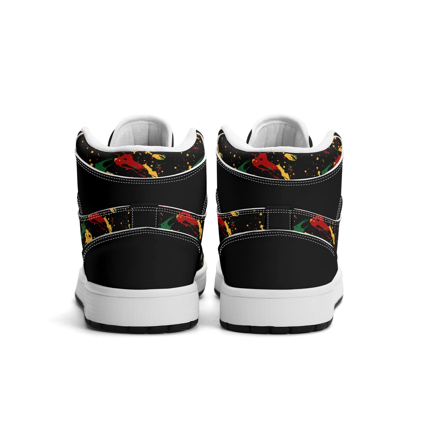 Black Splatter Shoes in black colorway