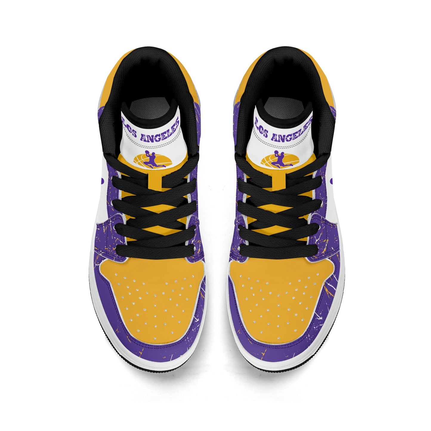 Los Angeles Basketball Team Themed Shoes For Kids