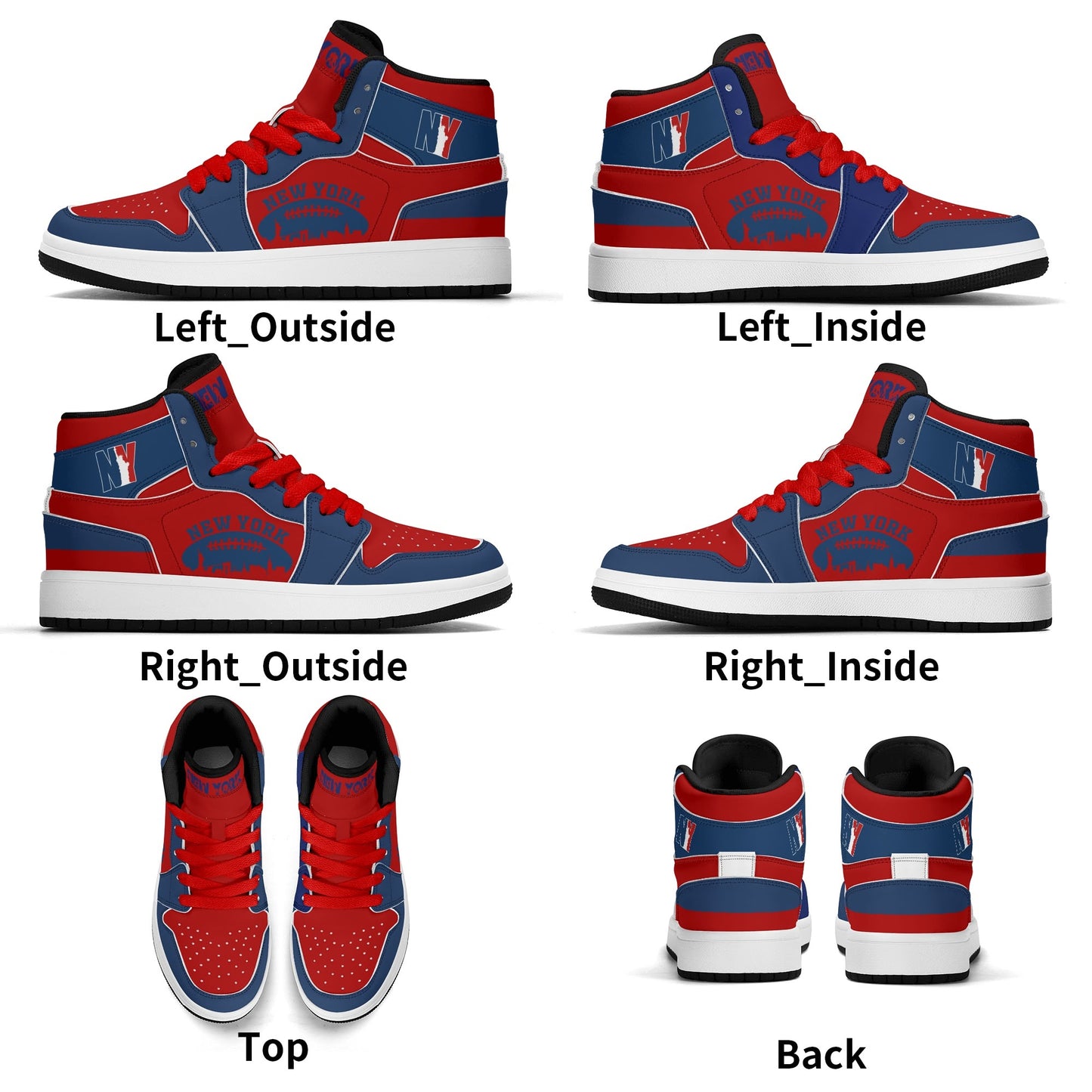 New York Football Team Themed Shoes For Kids