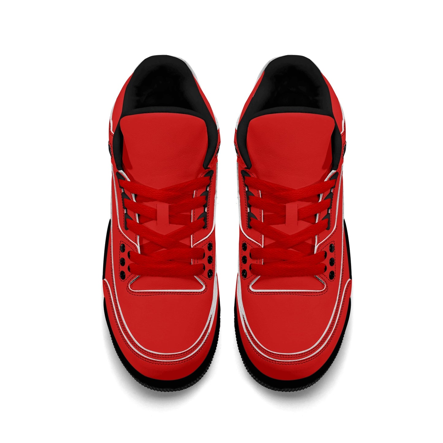 All Red Sneakers
