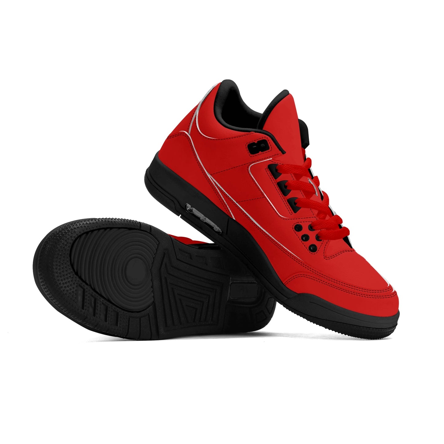 All Red Sneakers