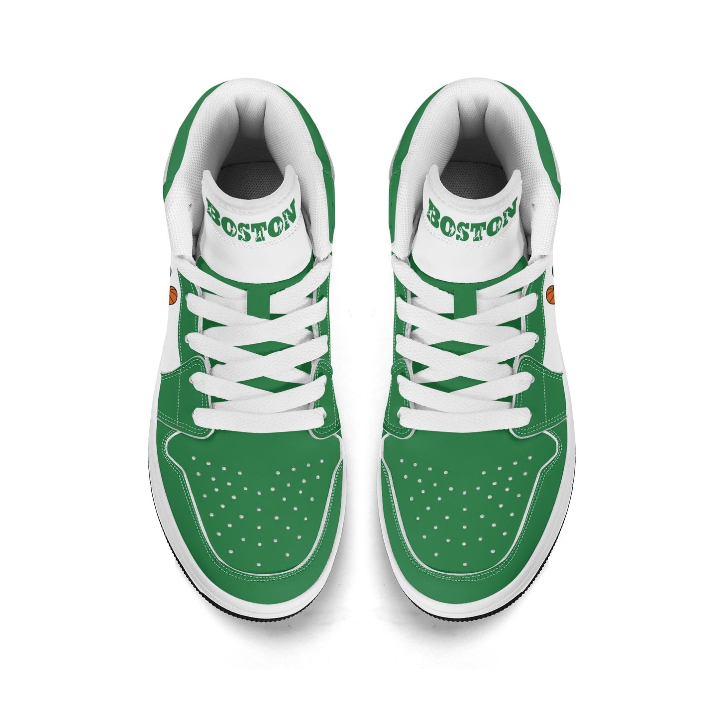 Boston Basketball Team Themed Shoes For Kids