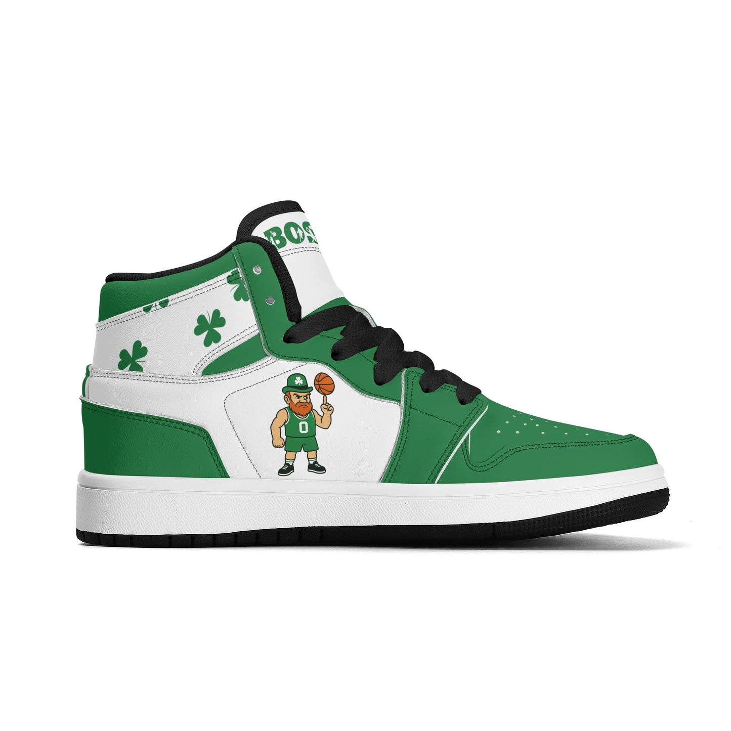 Boston Basketball Team Themed Shoes For Kids
