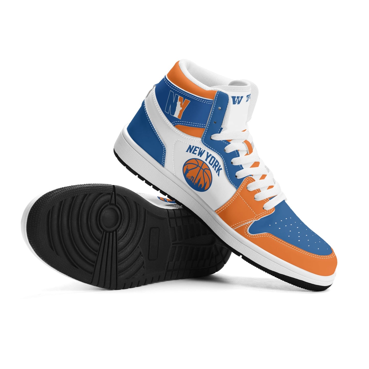 New York Basketball Shoes in blue colorway