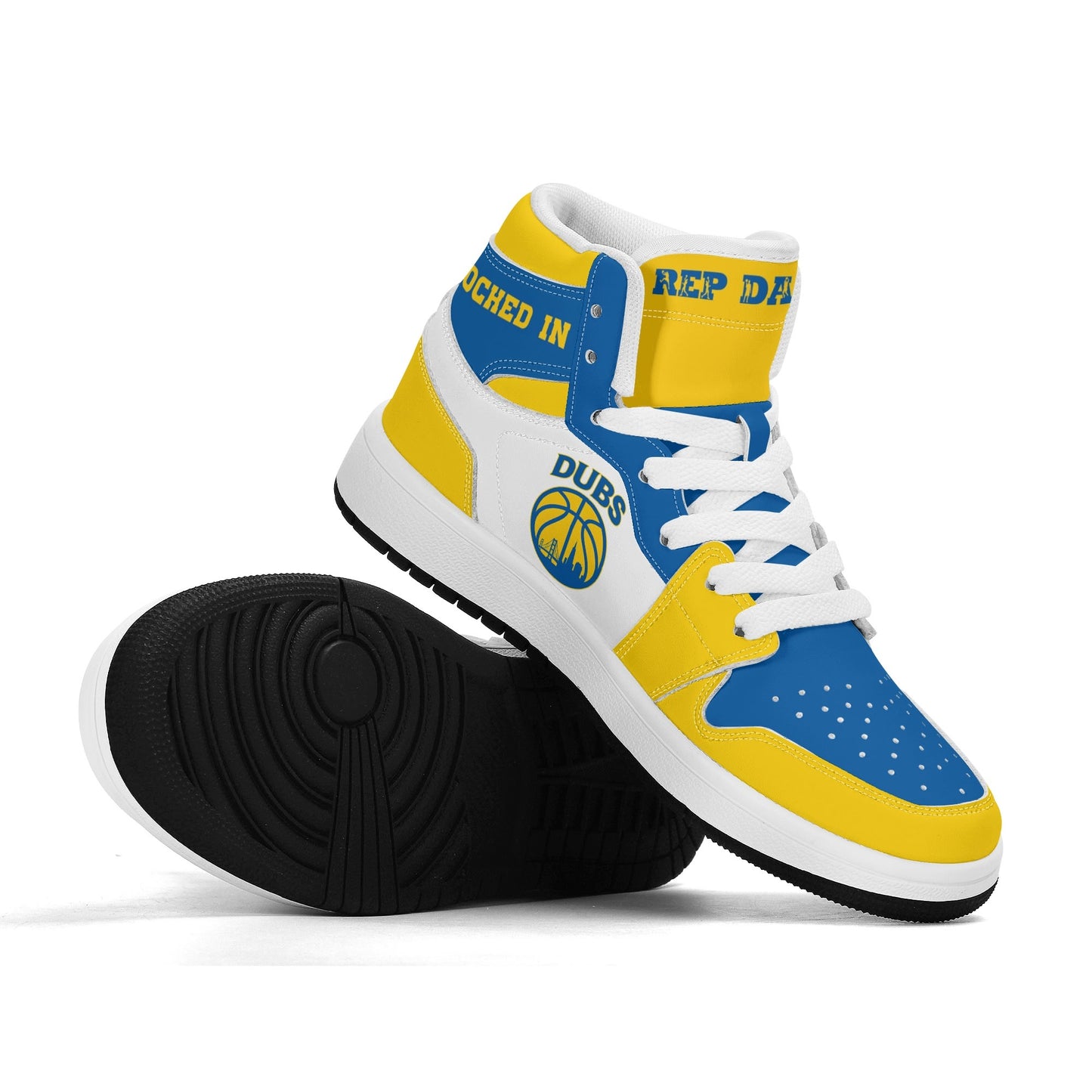 Golden State Basketball Team Themed Shoes For Kids