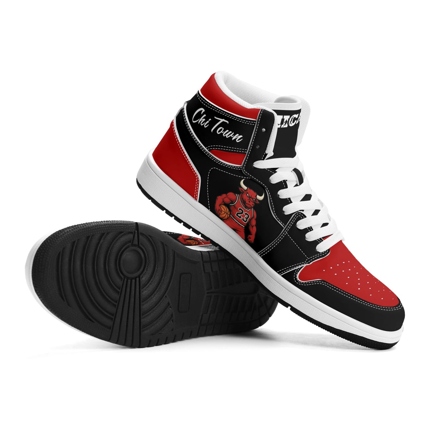 Chicago Basketball Black Shoes in black colorway