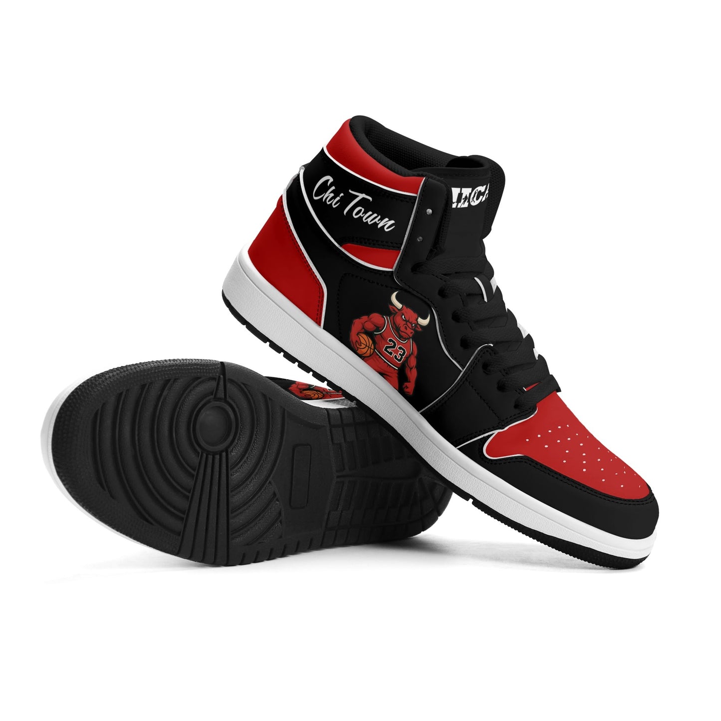 Chicago Basketball Black Shoes in black colorway