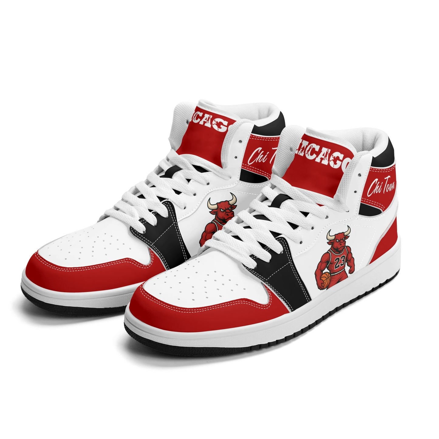 Chicago Basketball White Shoes in white colorway