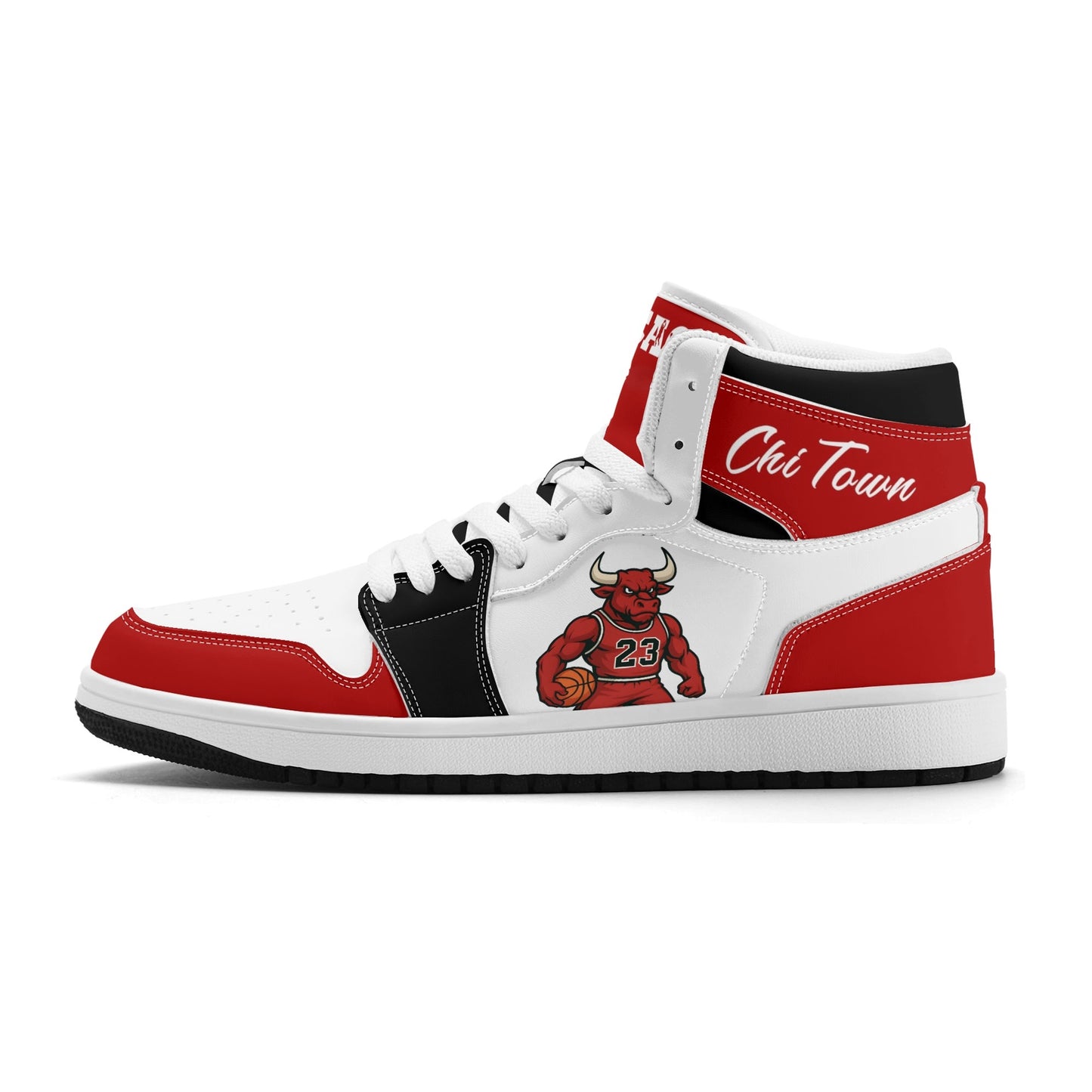 Chicago Basketball White Shoes in white colorway