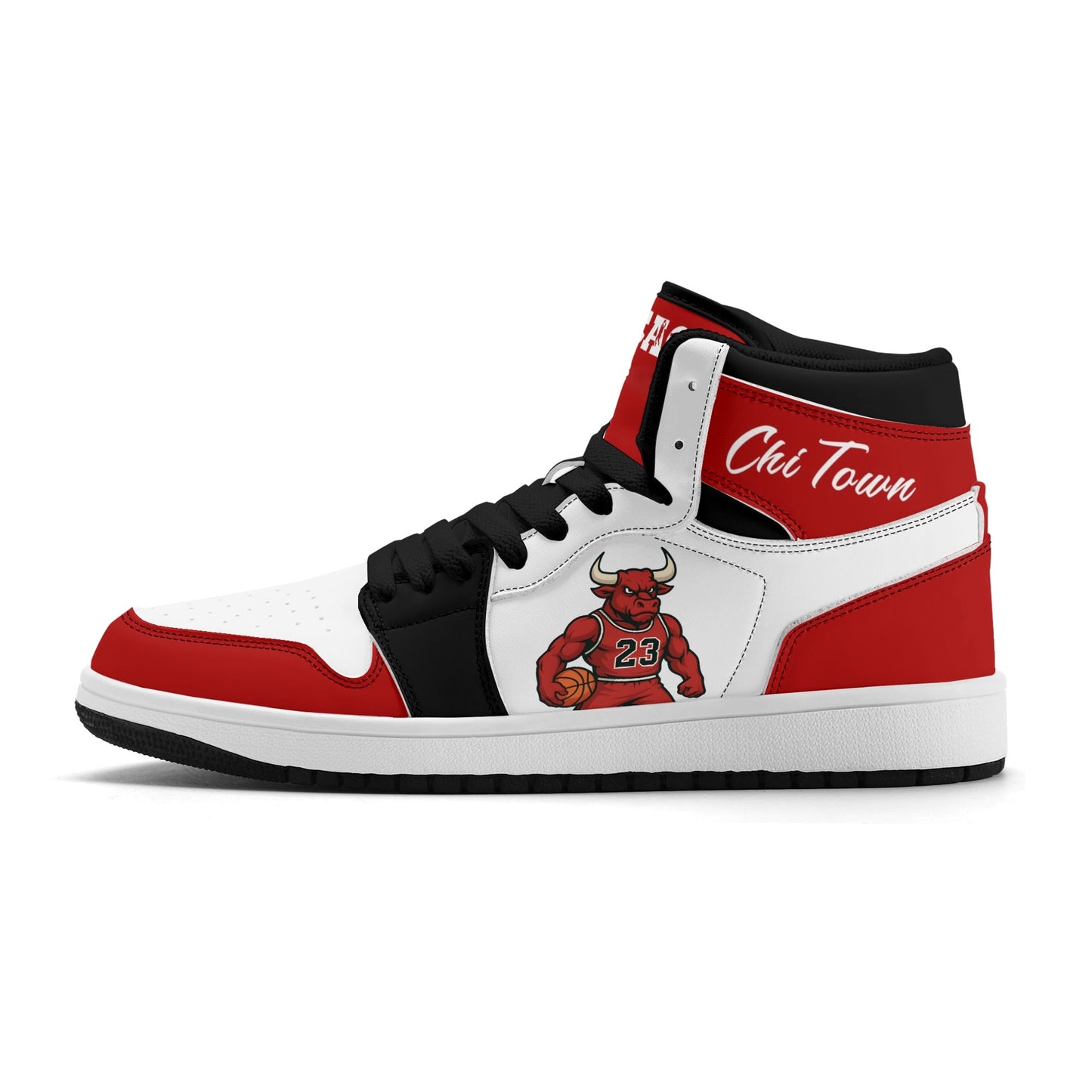 Chicago Basketball White Shoes in white colorway