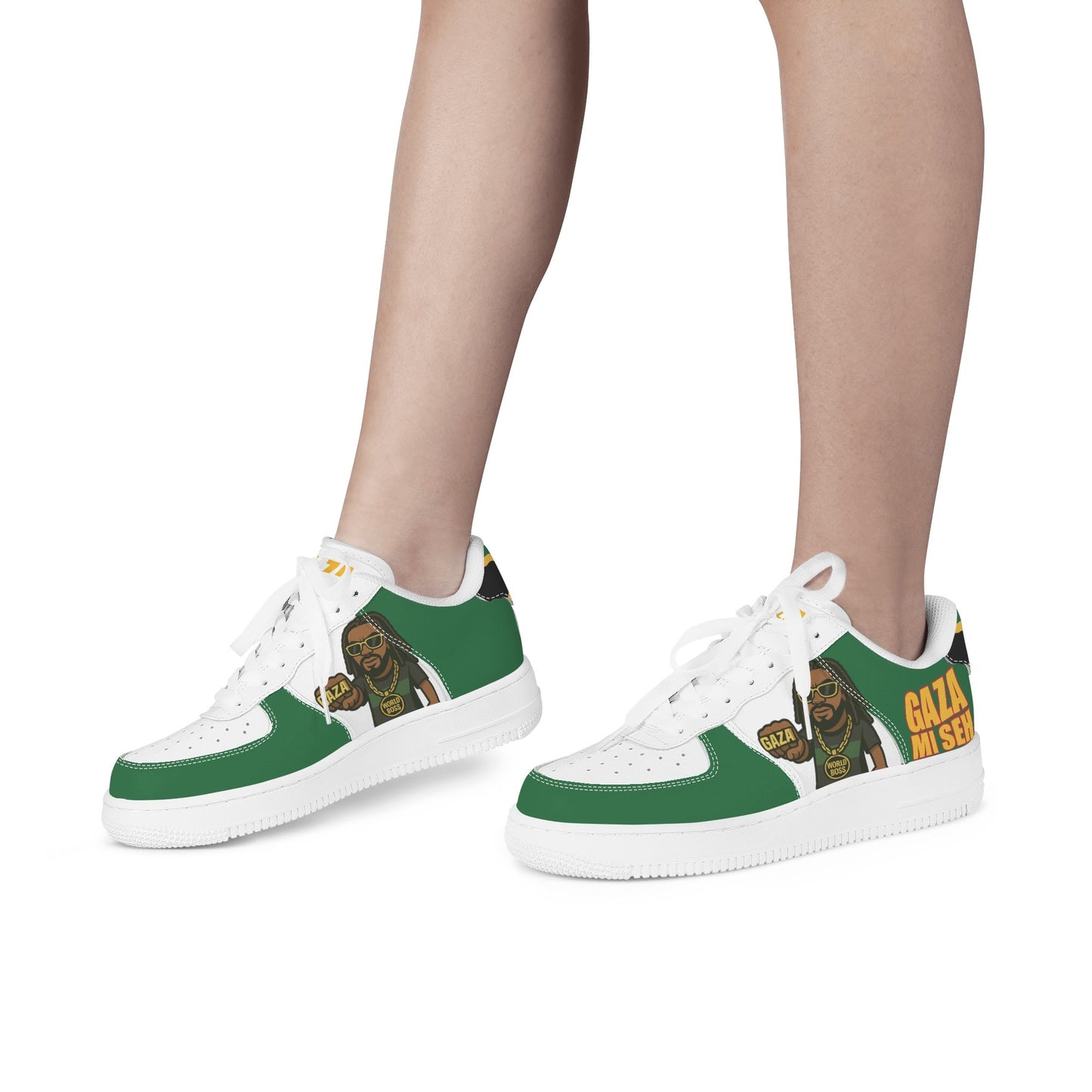 Gaza Mi Seh White Shoes in white colorway