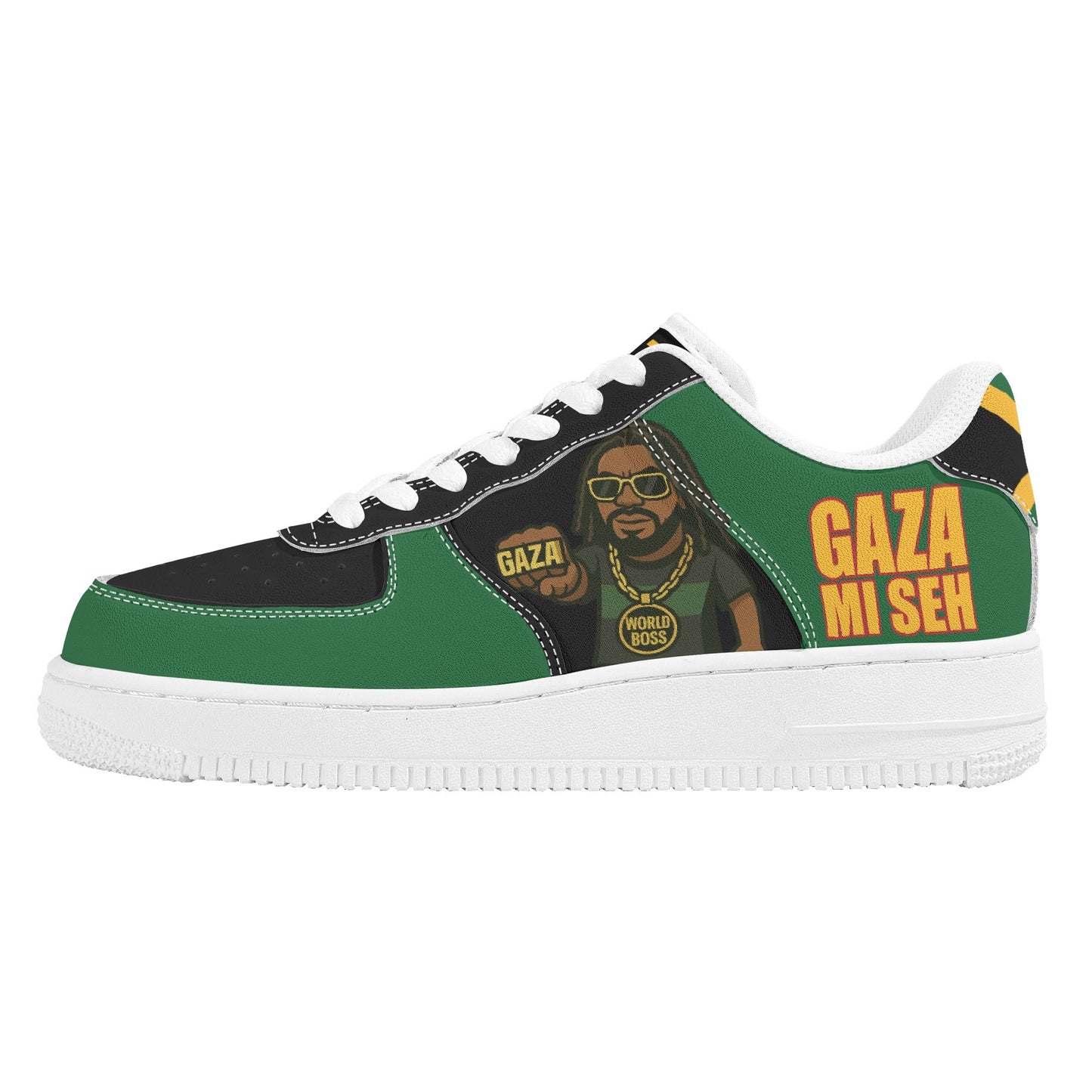 Gaza Mi Seh Black Shoes in black colorway