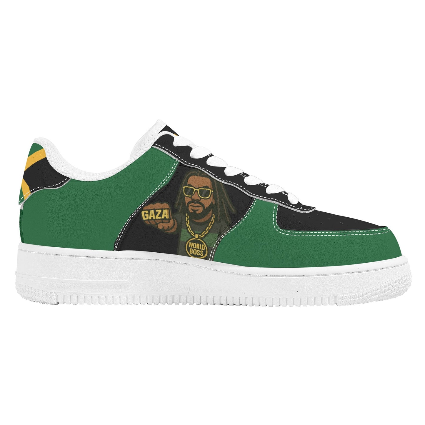 Gaza Mi Seh Black Shoes in black colorway