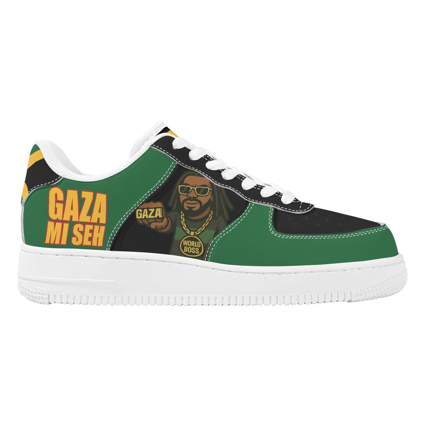Gaza Mi Seh Black Shoes in black colorway