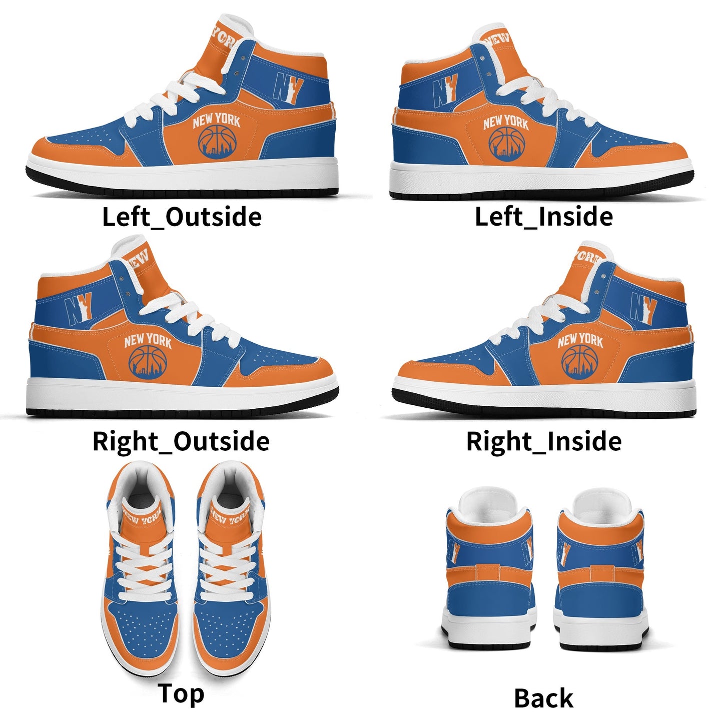 New York Basketball Team Themed Shoes For Kids