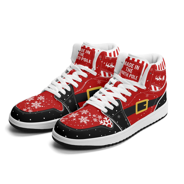 Santa Suit Christmas Sneakers - Jamrock High