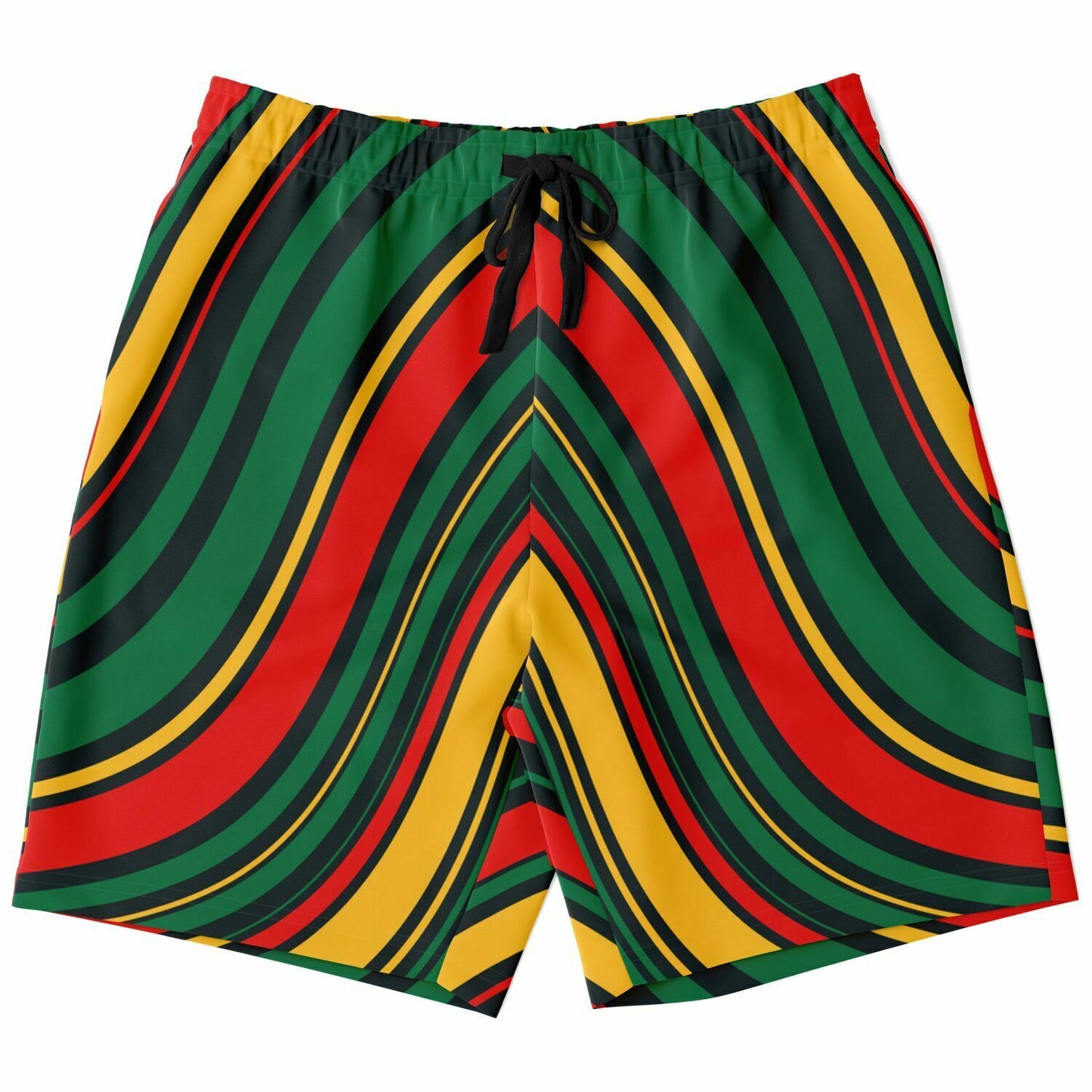 Rasta Stripes Casual Shorts
