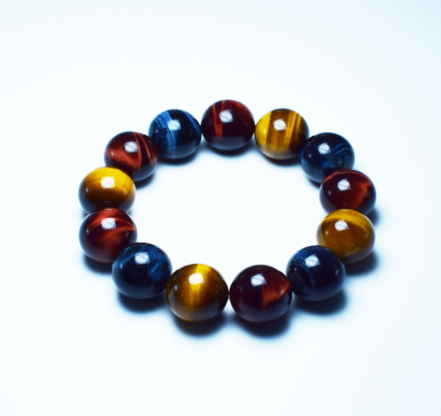 Tri-Color Tiger Eye Bracelet
