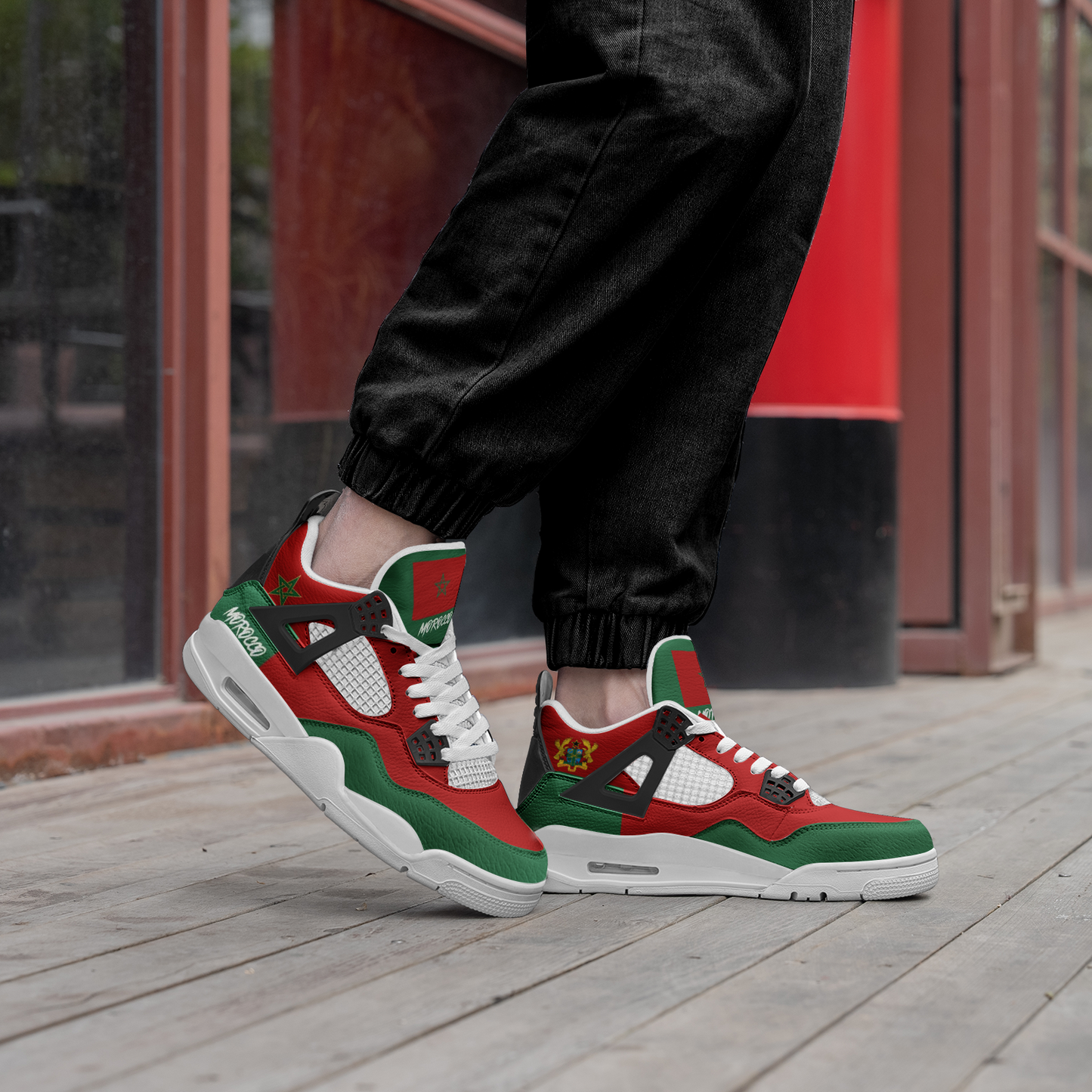 Morocco Flag Shoes