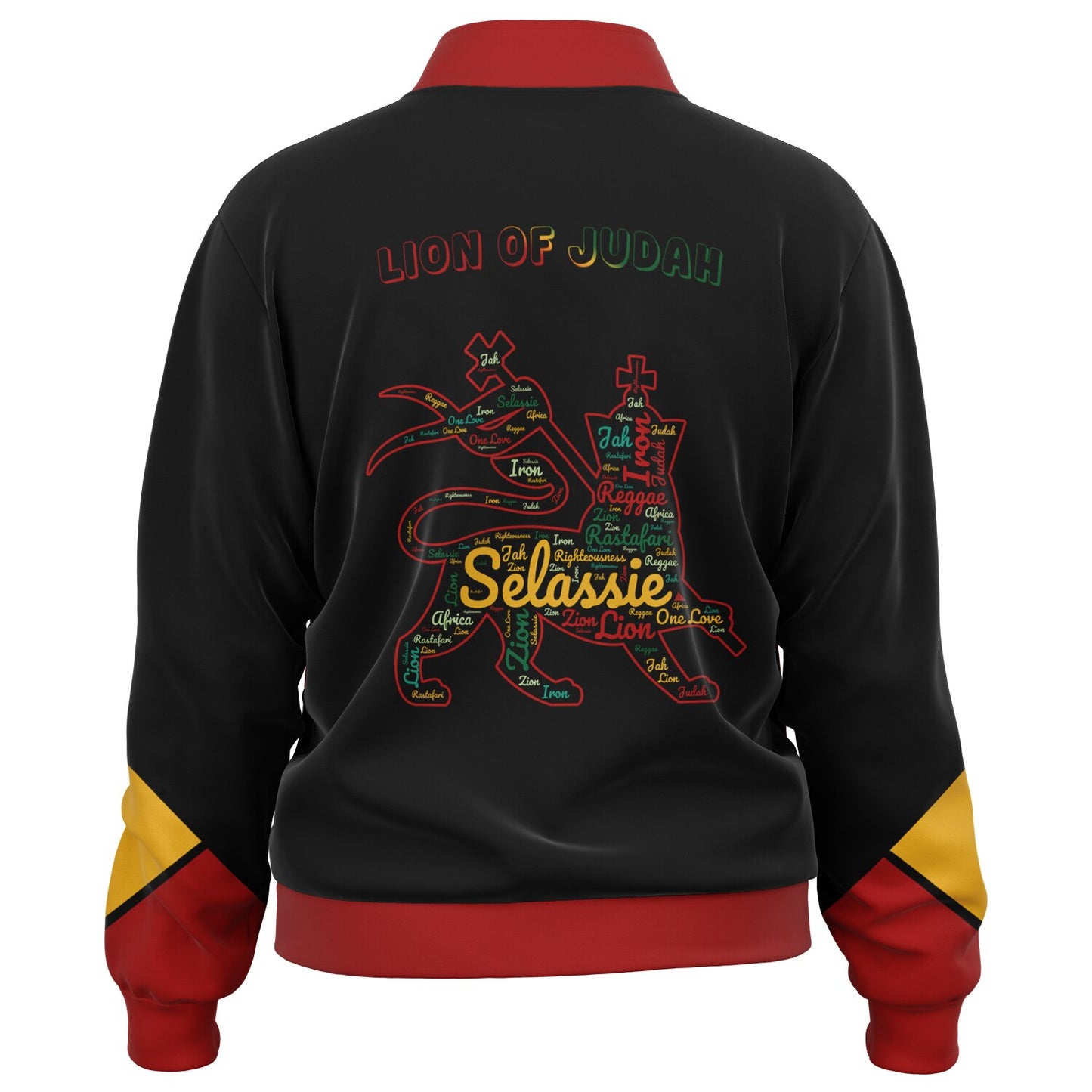Rasta Track Jacket - Blue Mountain Block Black - Athletic