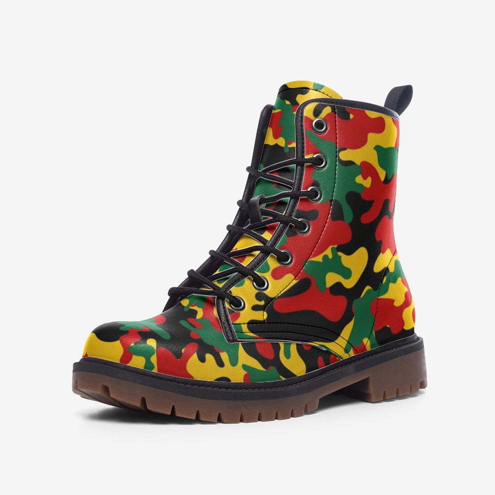 Combat Camo Shoes with camo print