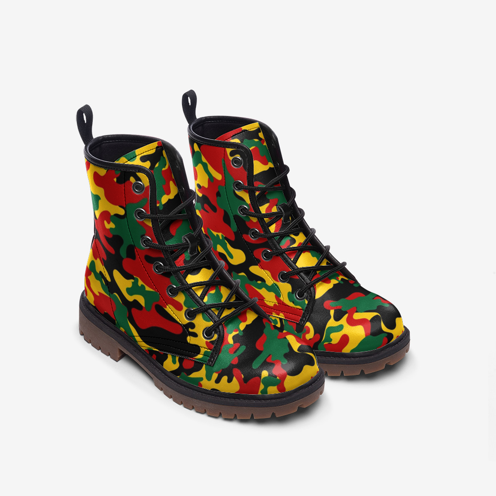 Combat Camo Shoes with camo print