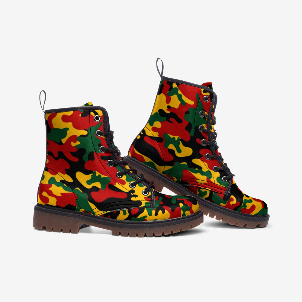 Combat Camo Shoes with camo print