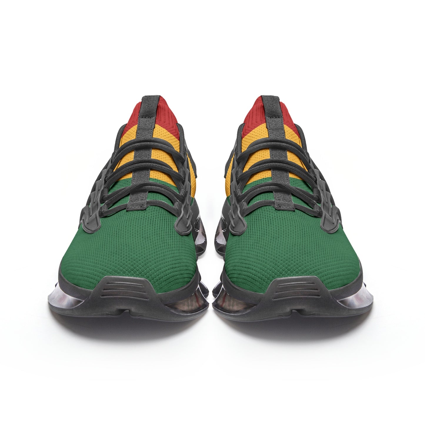 Rasta Flag Shoes flag colors in red/gold/green colorway