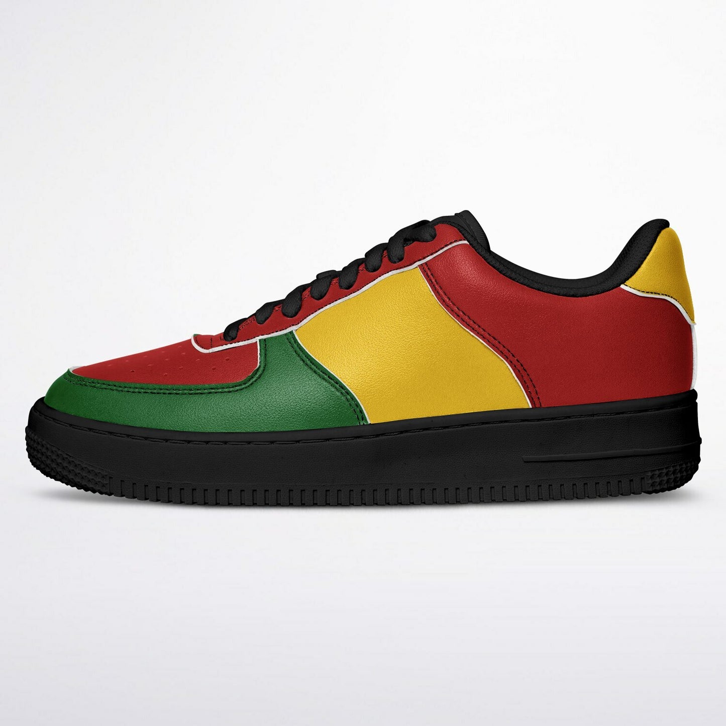 Rasta Bright Colors Shoes in red/gold/green colorway
