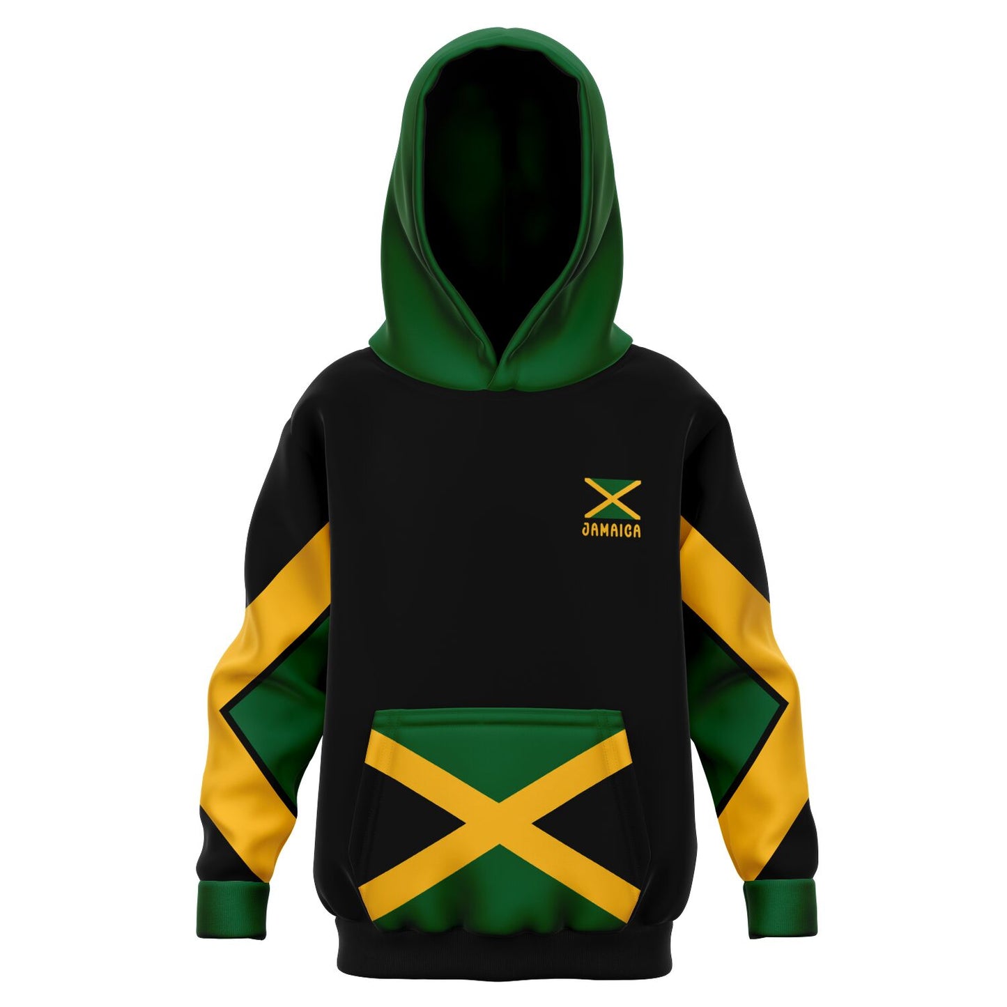 Jamaica Kids Hoodie - AOP