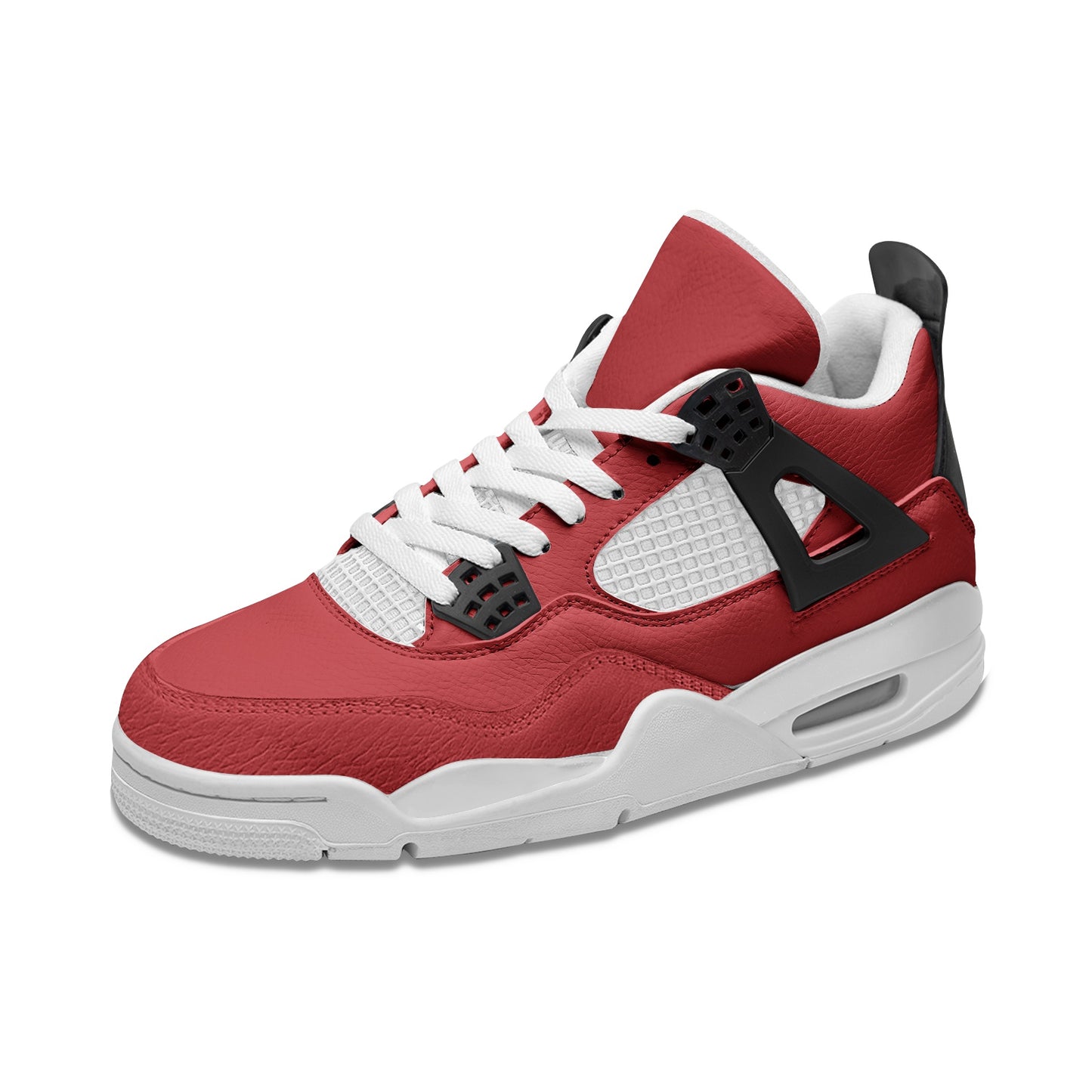 USA Red Blue Mid Shoes in red/blue colorway