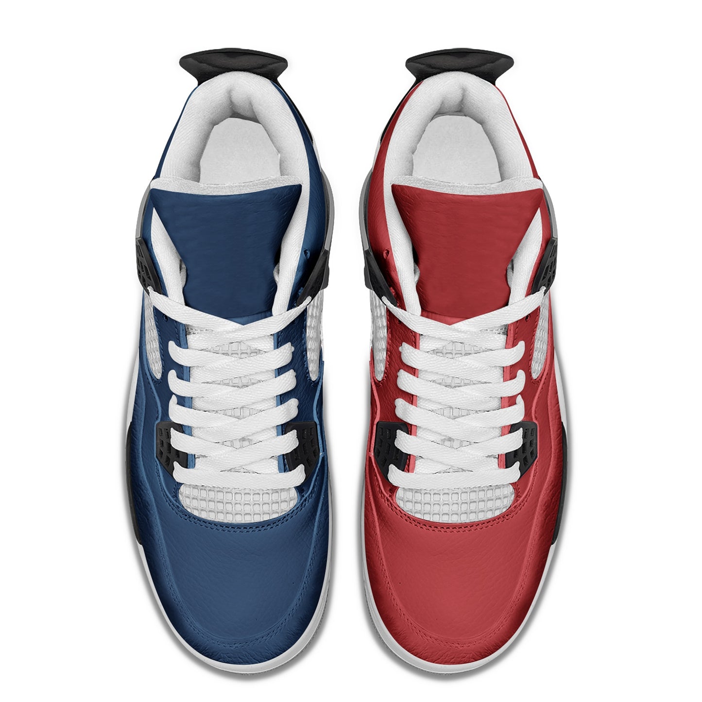 USA Red Blue Mid Shoes in red/blue colorway