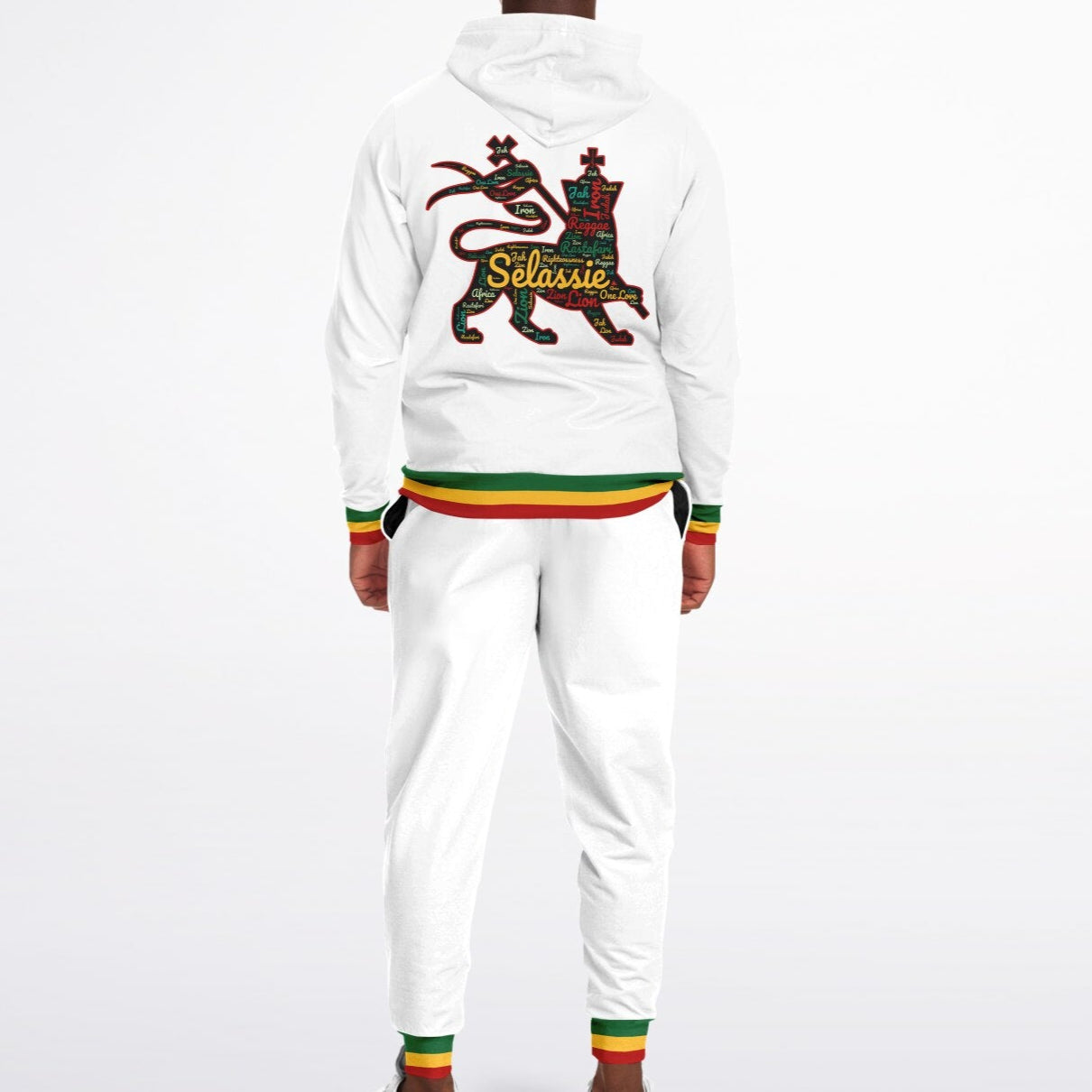 Rasta Zip Hoodie & Jogger Set - Negril Flow - Casual