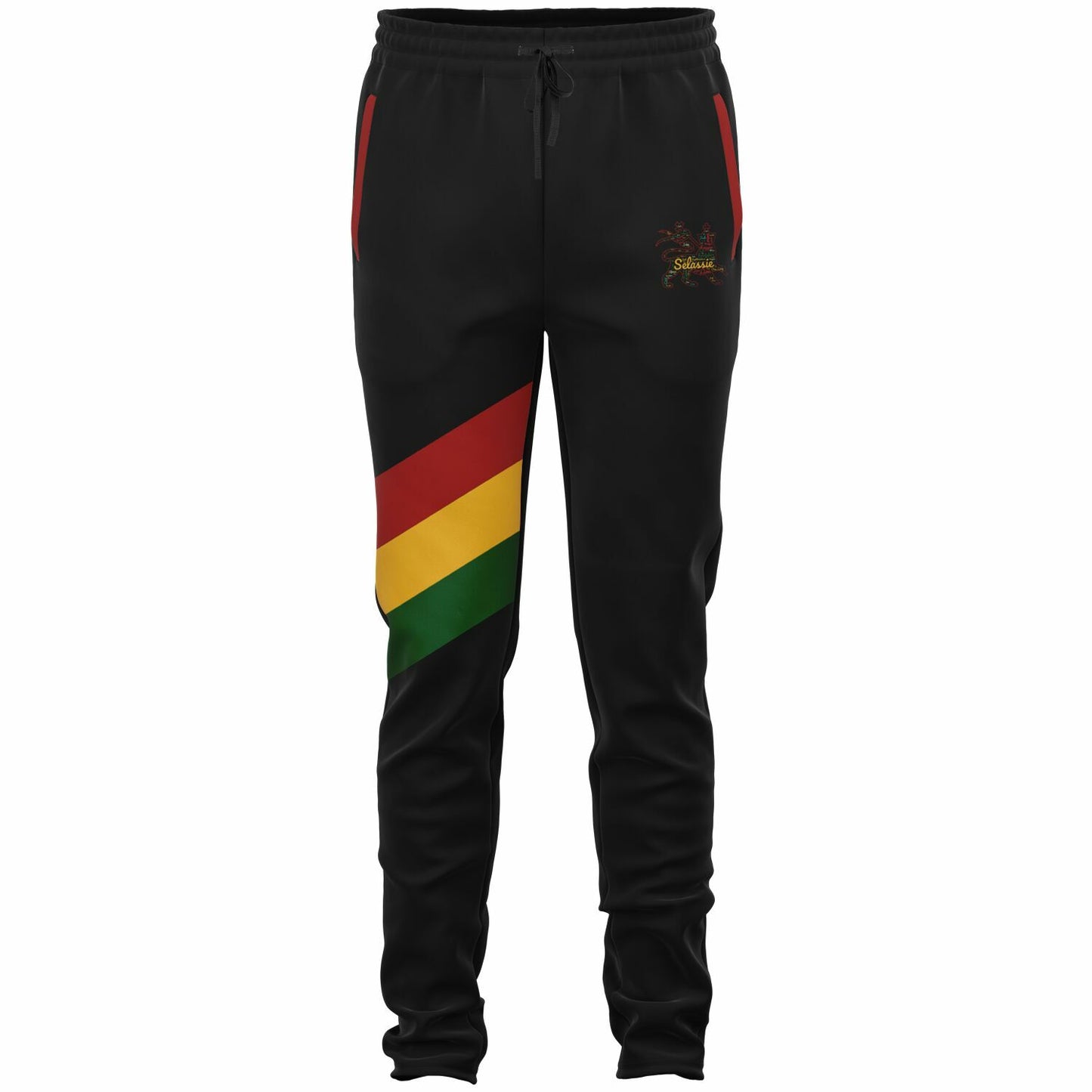 Rasta Track Pants - Ocho Rios Stripe Black - Athletic