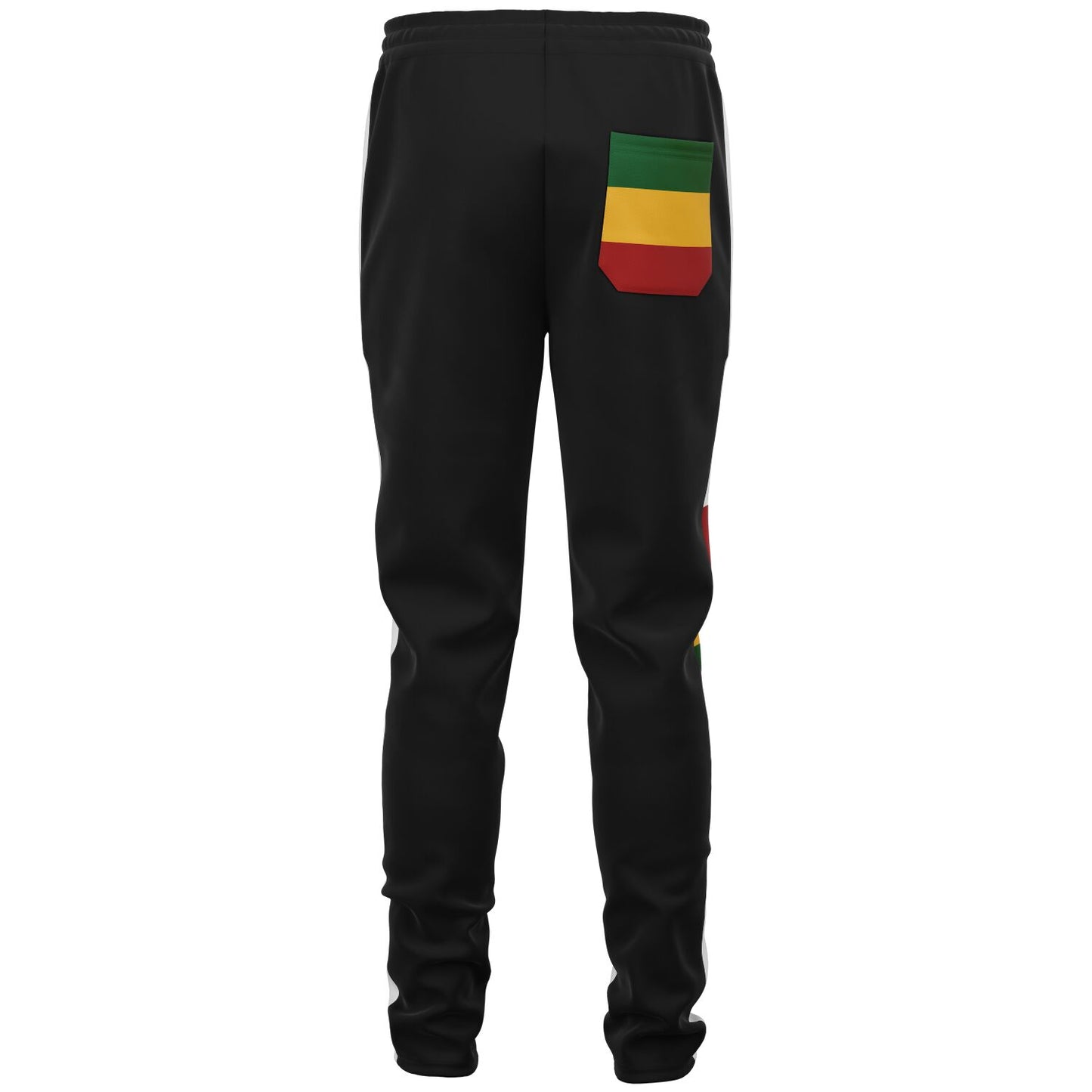 Rasta Track Pants - Ocho Rios Stripe White Black - Athletic