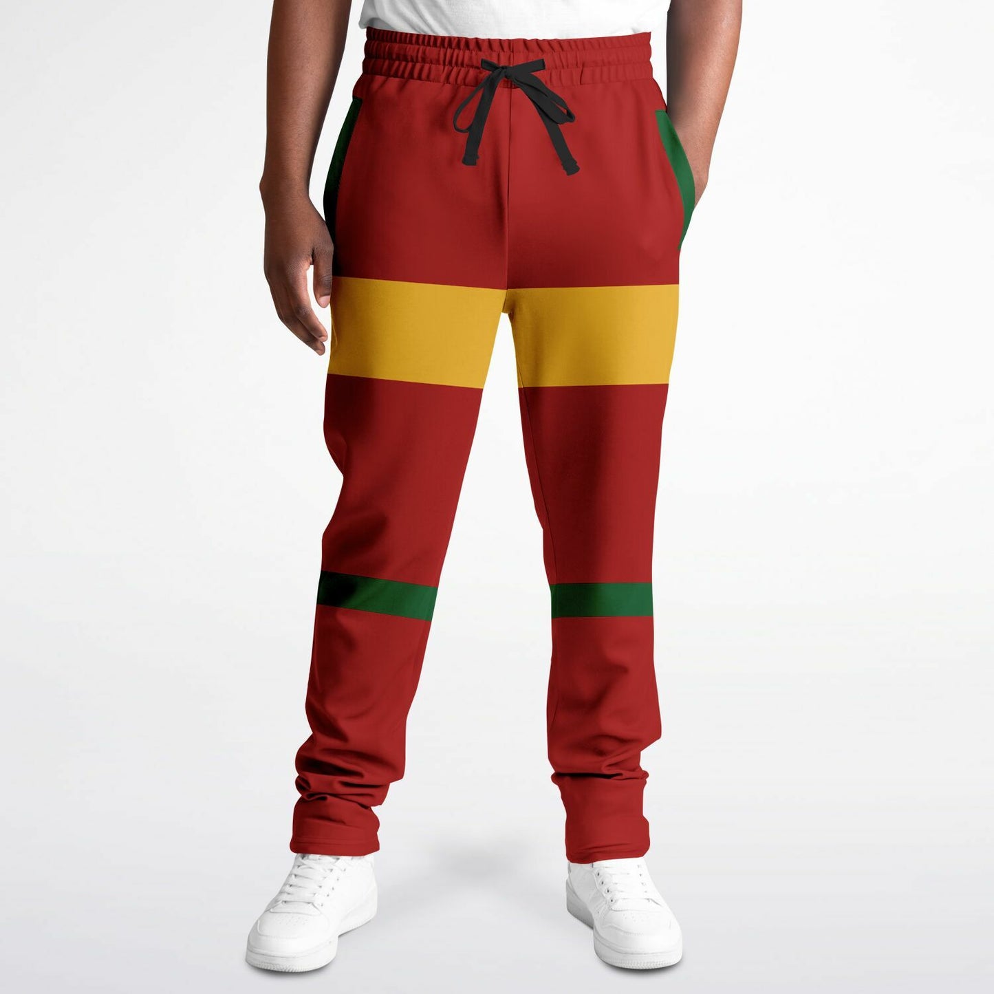 Rasta Track Pants - Blue Mountain Block - Athletic