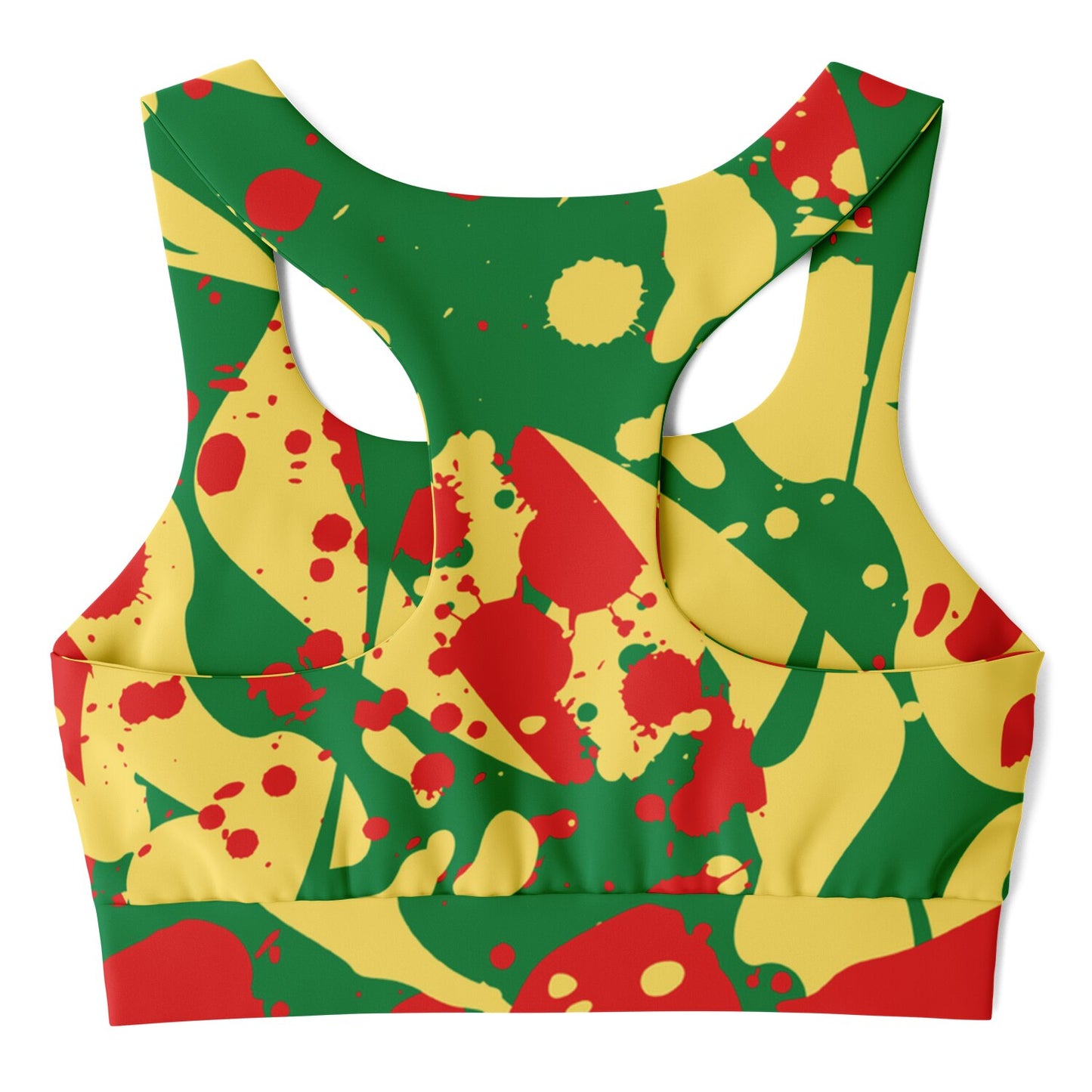Rasta Padded Sports Bra