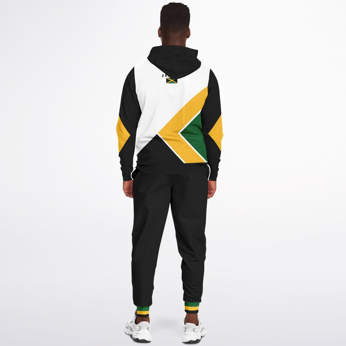 Jamaica Zip Hoodie & Jogger Set - Livity White - Casual