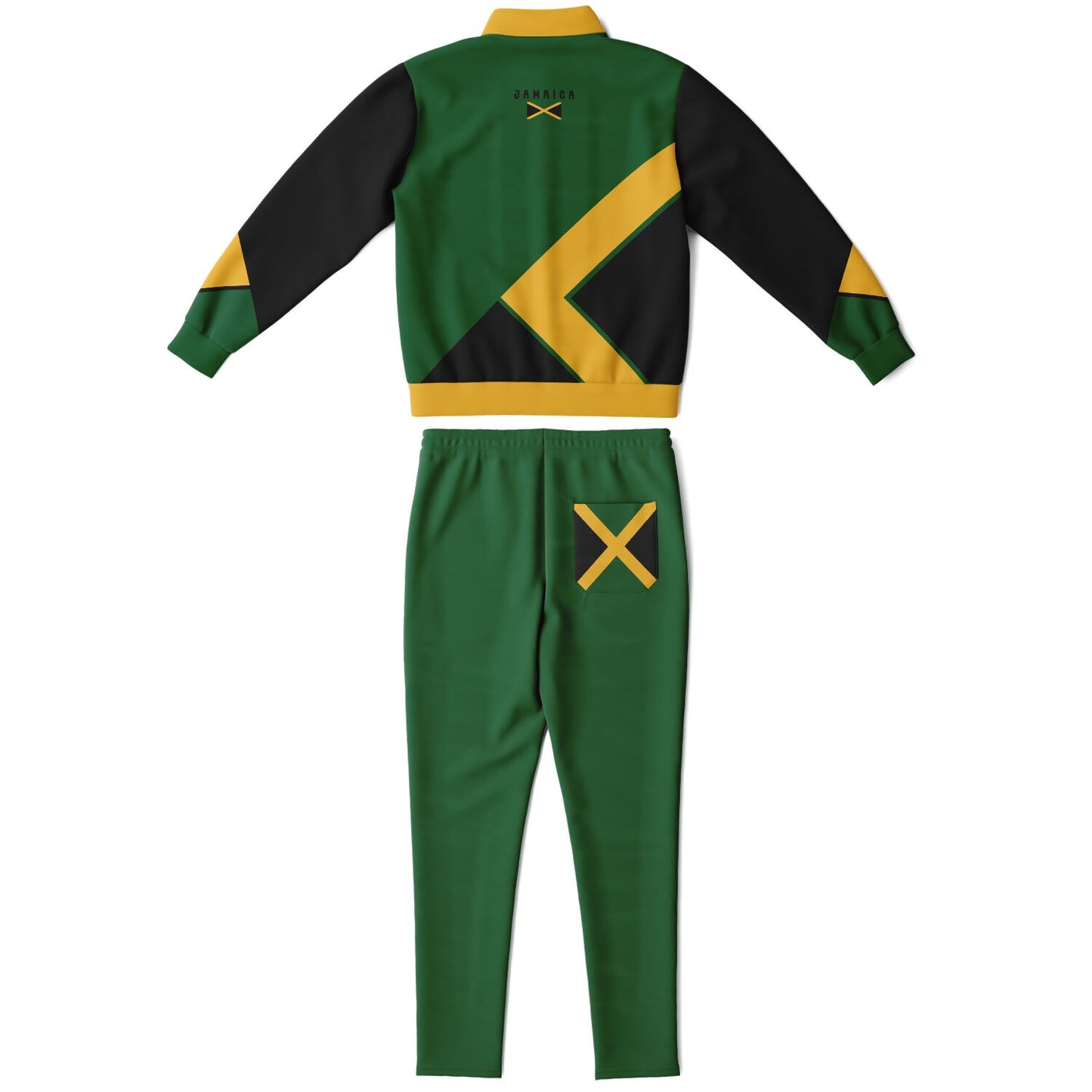 Jamaica Tracksuit - Irie Stripe Yellow Green - Athletic