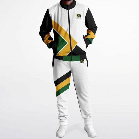 Jamaica Tracksuit - Irie Stripe White - Athletic