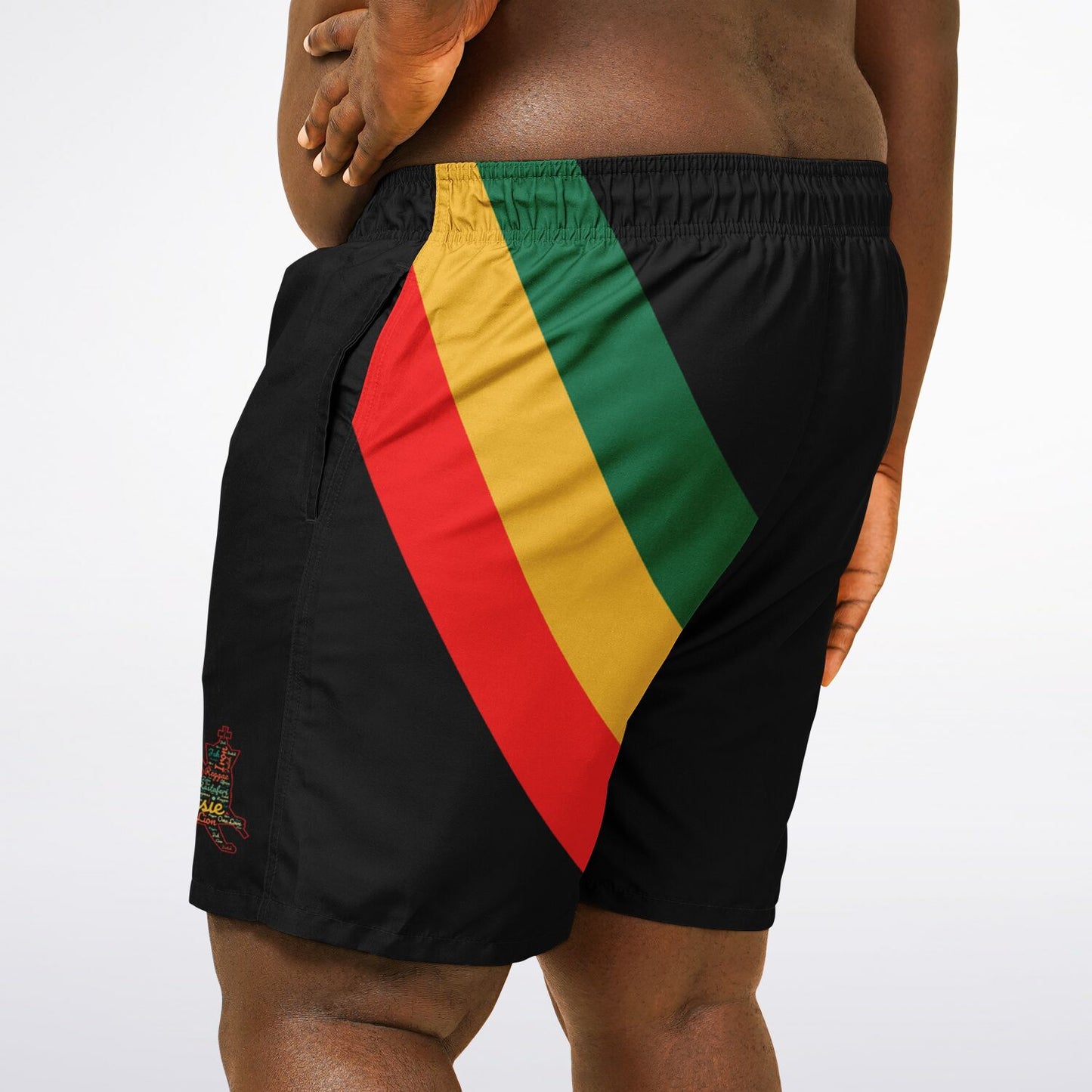 Rasta LOJ Plus-size Swim Trunks