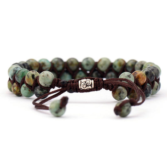 African Turquoise Adjustable Bracelet
