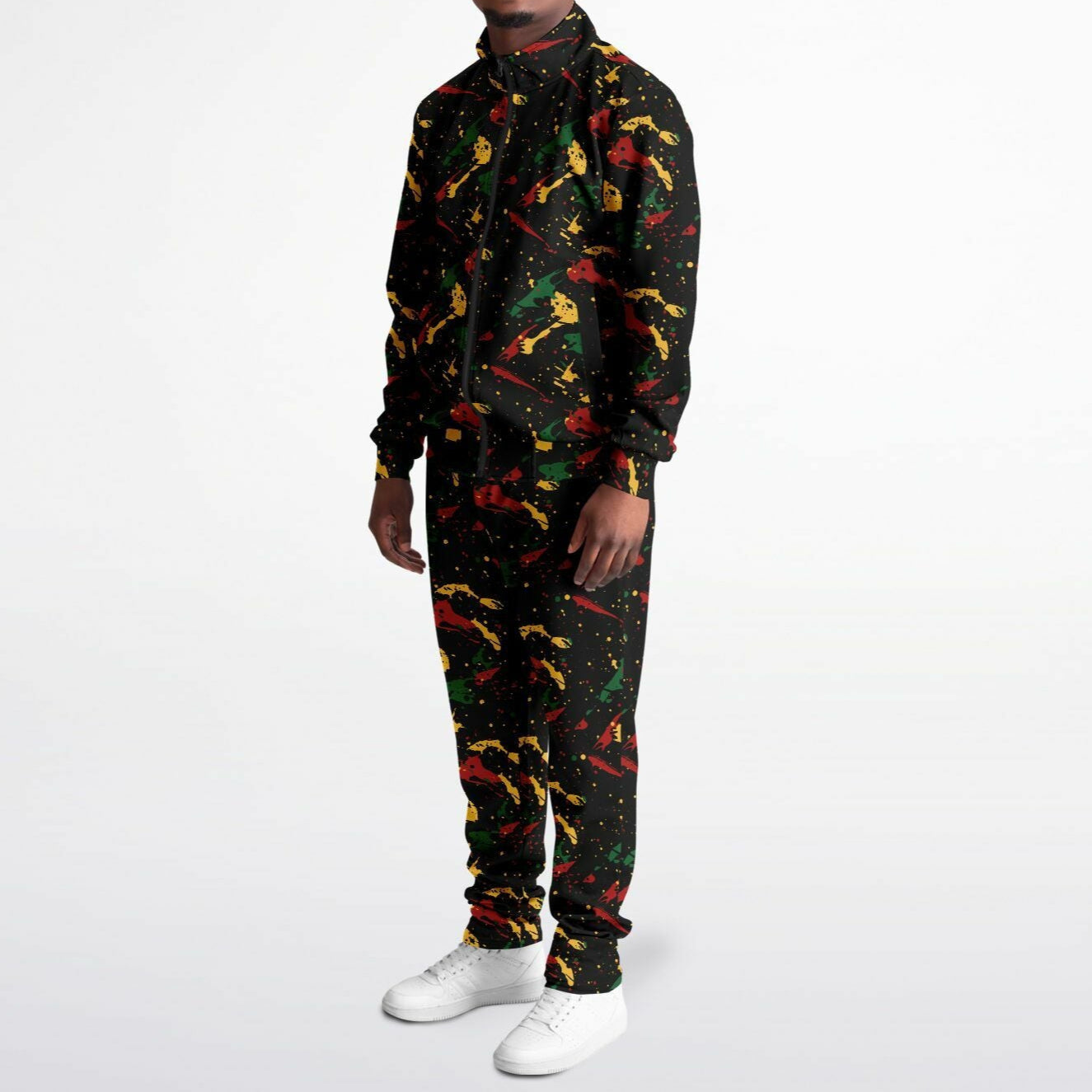 Rasta Tracksuit - Irie Stripe Black - Athletic