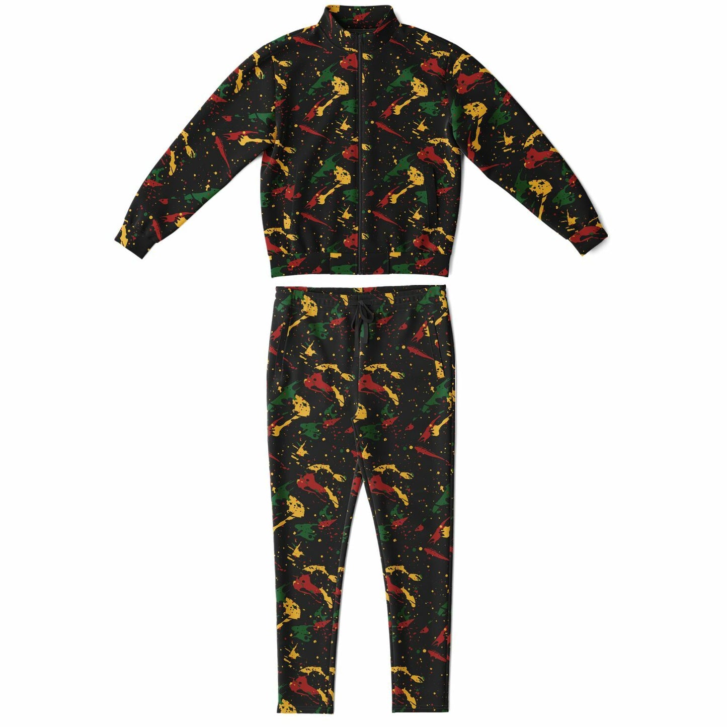 Rasta Tracksuit - Irie Stripe Black - Athletic