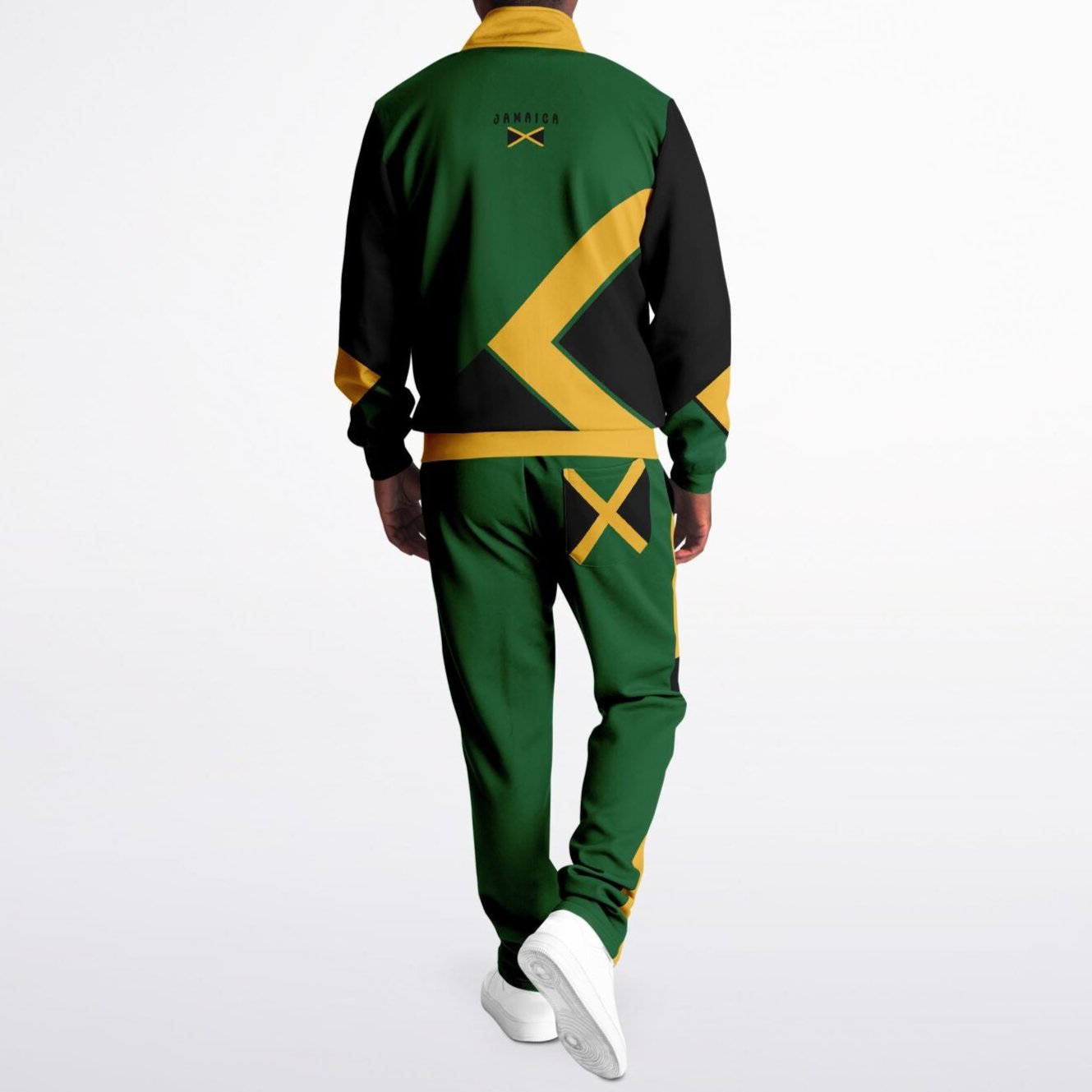 Jamaica Tracksuit - Irie Stripe Yellow Green - Athletic