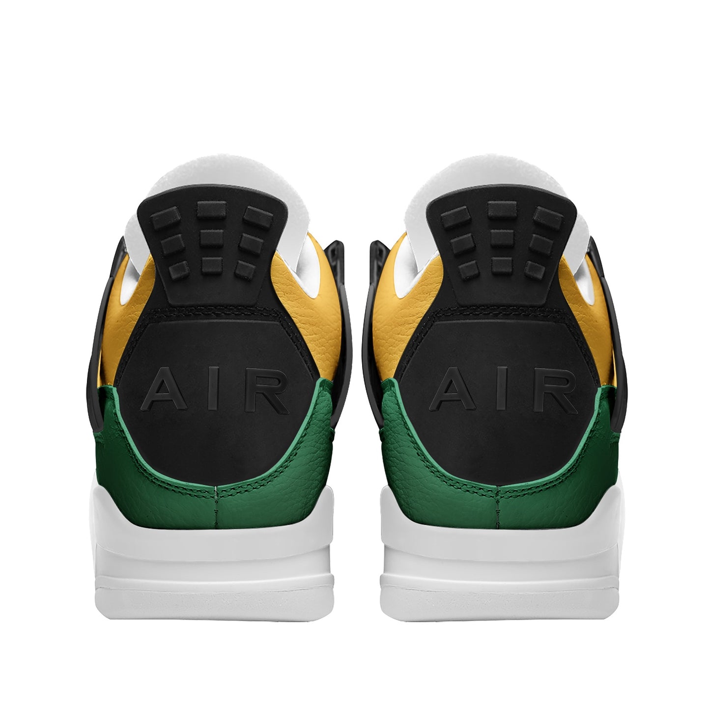 Jamaica Flag Shoes flag colors in black/green/gold colorway