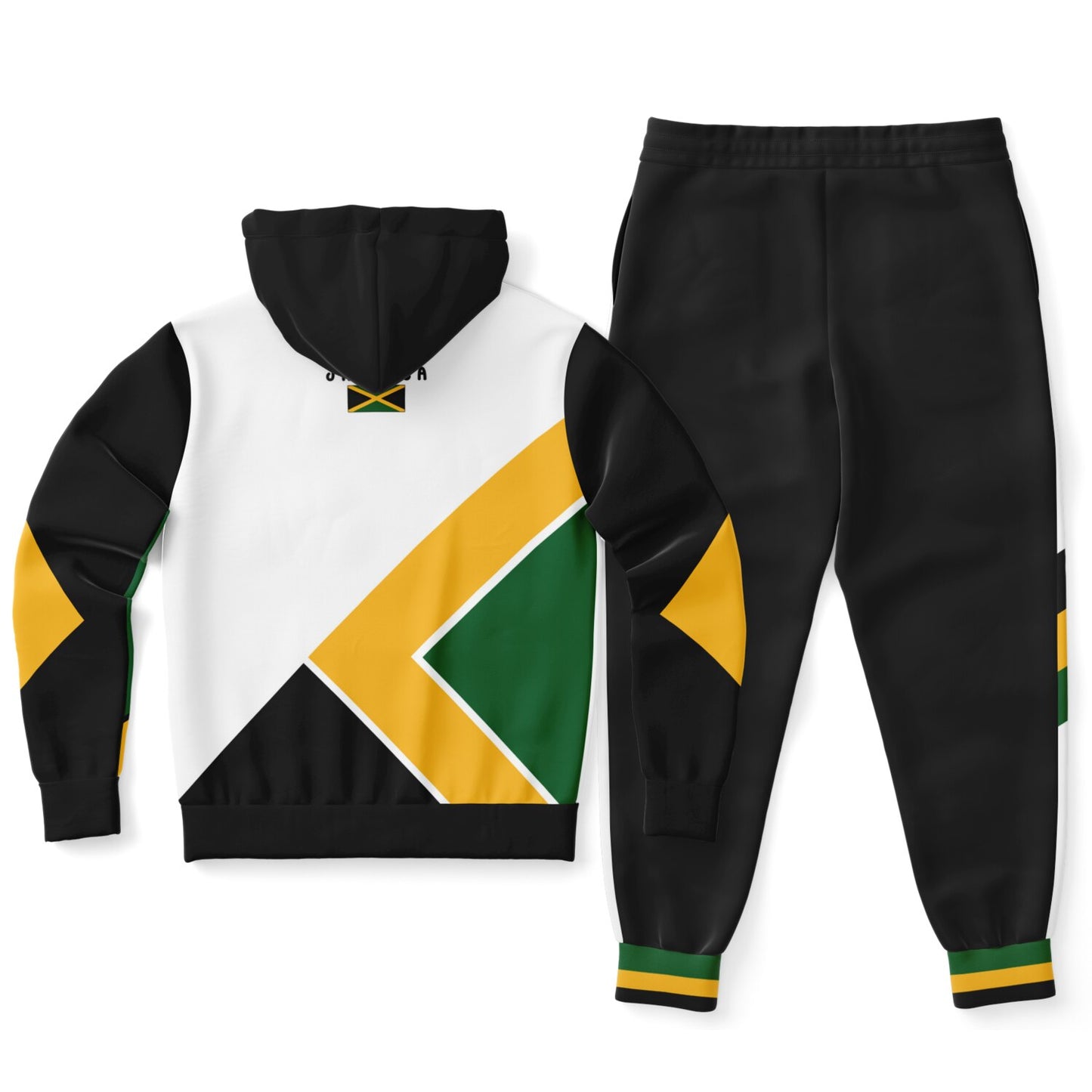 Jamaica Zip Hoodie & Jogger Set - Livity White - Casual
