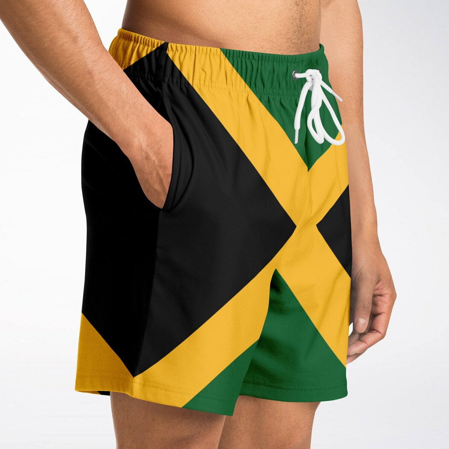 Jamaica Flag Athletic Shorts